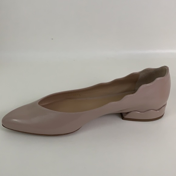 Chloe Laurena Scalloped Pointed Toe Ballet Flats - Picture 3 of 11